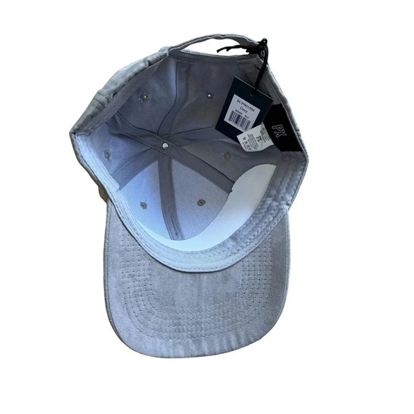 PX clothing Grey Baseball Cap Velvet NWT - Picture 2 of 5